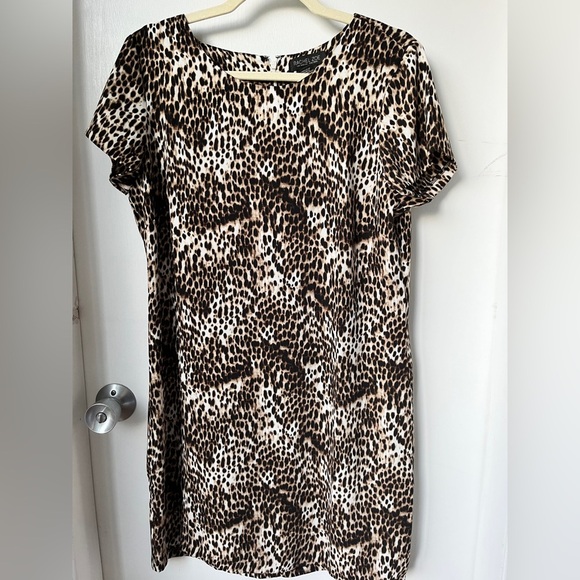 Rachel Zoe Cheetah Print Dress size 8 - Picture 1 of 10